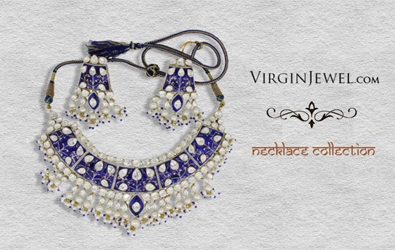 virginjewel: Intricate Gold Platted Necklace Set